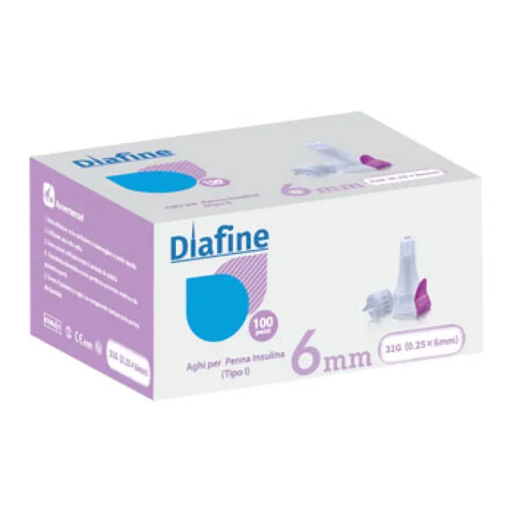 DIAPHINE PUNG NEEDLE 31GX6MM 100PCS