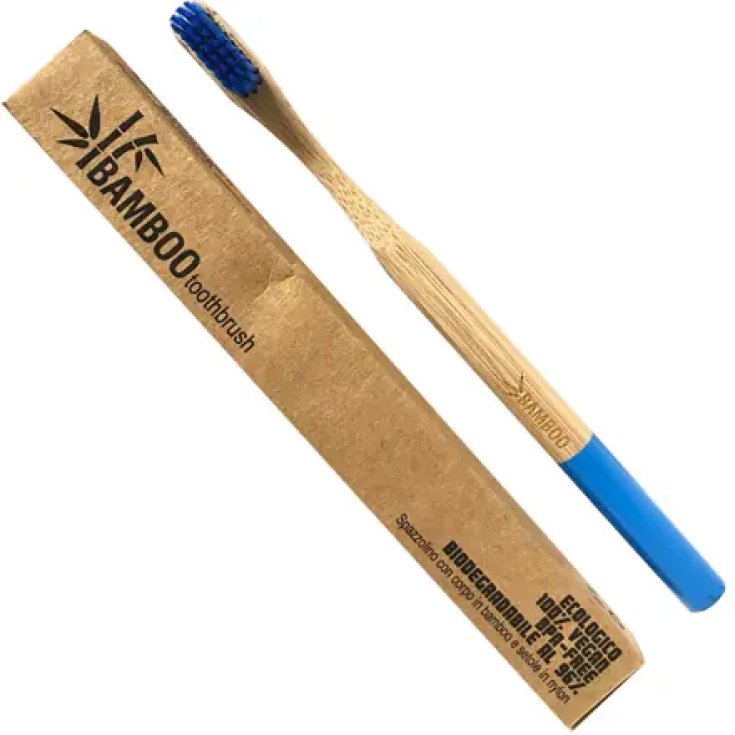 SOFT BLUE BAMBOO TOOTHBRUSH