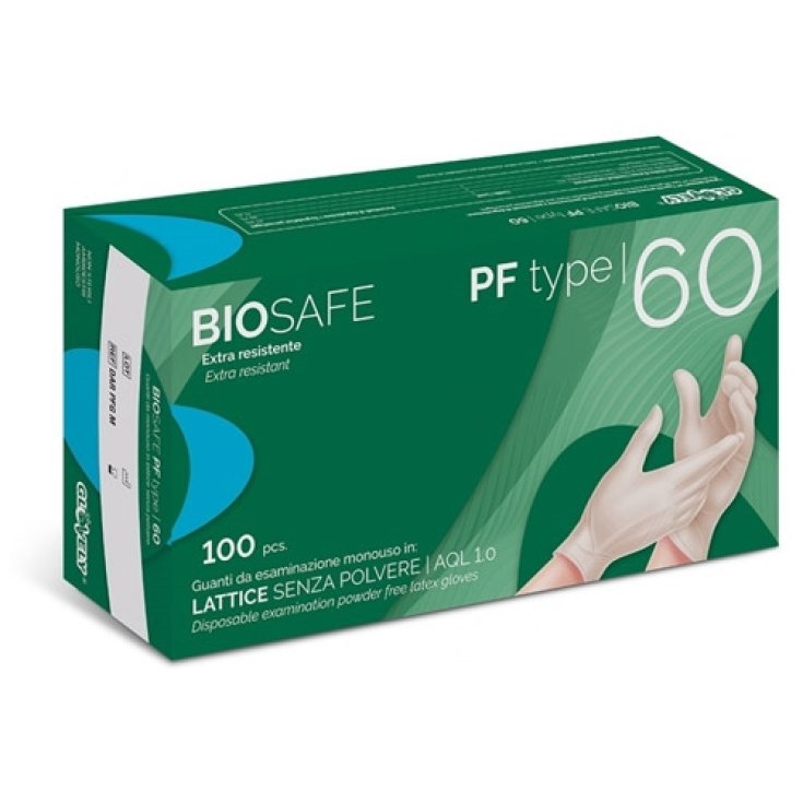 BIOSAFE PF 60 LATT GLOVE L