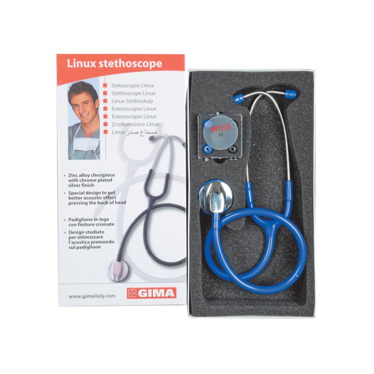 LINUX BLUE STETHOSCOPE AD 1PC