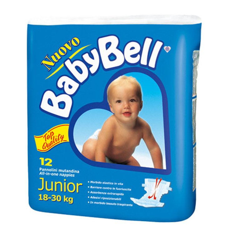 BABYBELL JUNIOR DIAPERS 12PCS