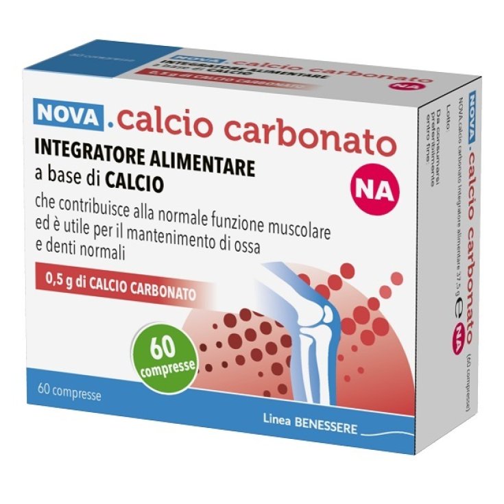 NOVA CALCIUM CARB NA0.5G 60CPR