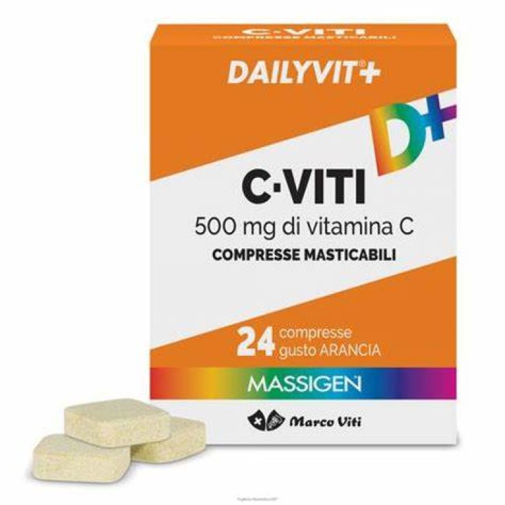 Dailyvit+ C•Viti 500mg Massigen 24 Chewable Tablets