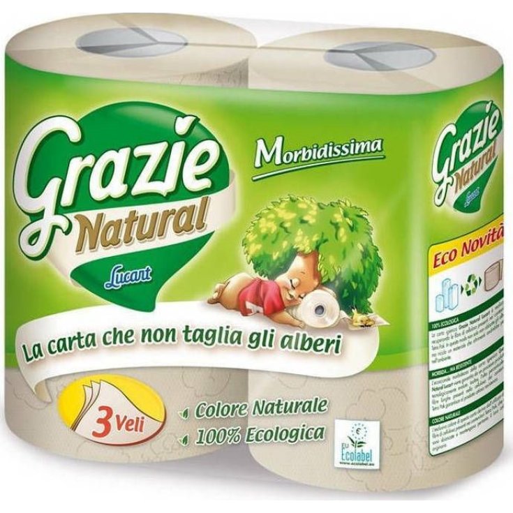 Carta Igienica 4 Rotoli - Grazie Natural