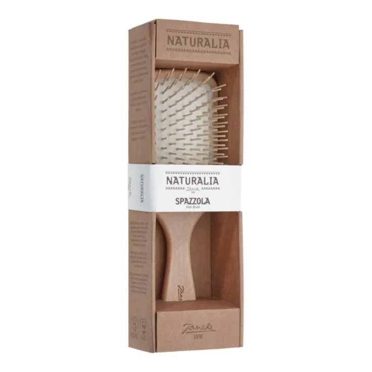 NATURALIA WOODEN RECT BRUSH