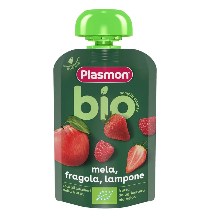 PLASMON APPLE FR LA BIO POUCHES