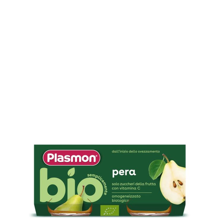 PLASMON OMOG ORGANIC PEAR 2X80G