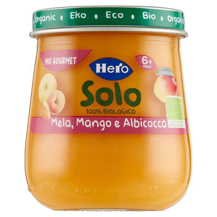 HERO SOLO OMOG APPLE MANGO 120G