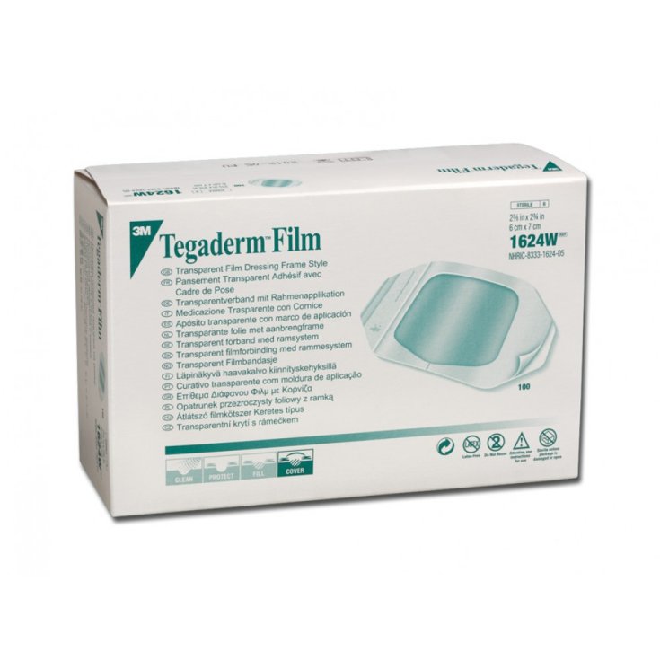 TEGADERM MED TRANSP 6X7CM 100PCS