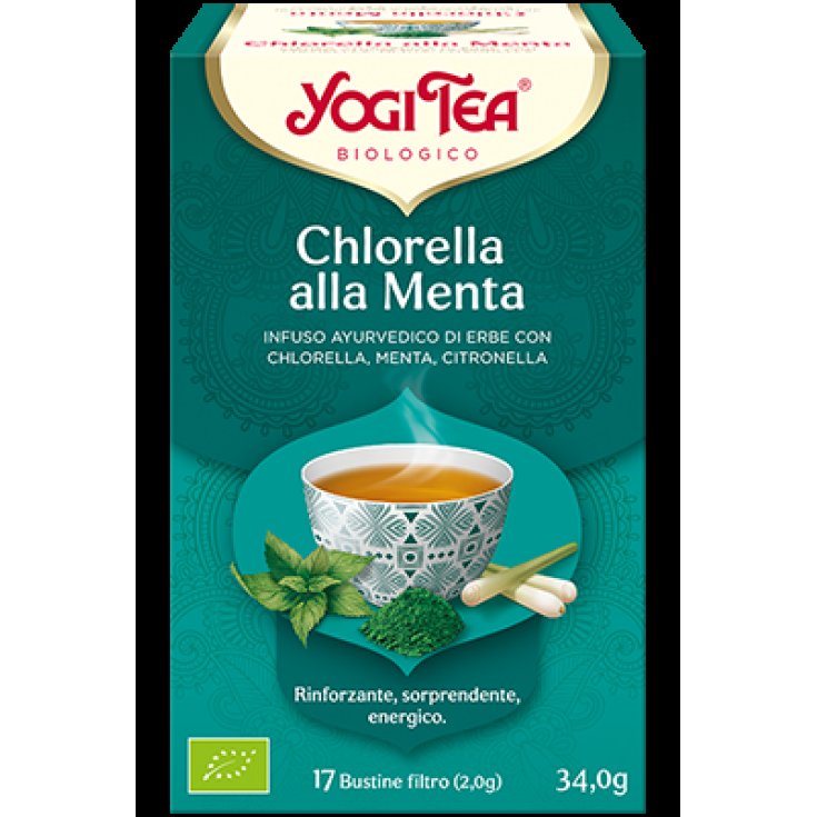 Chlorella Mint Yogi Tea 17 Sachets