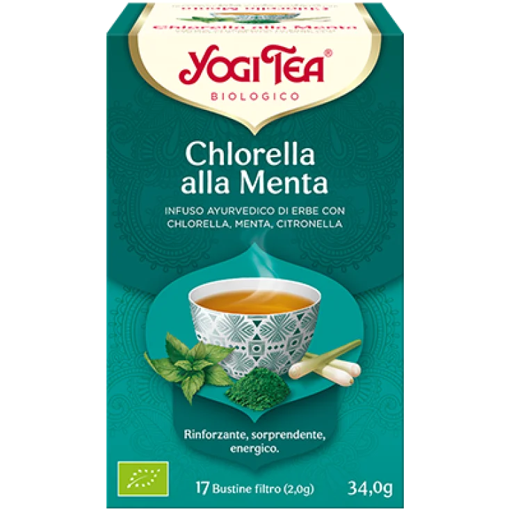 Chlorella Mint Yogi Tea 17 Sachets