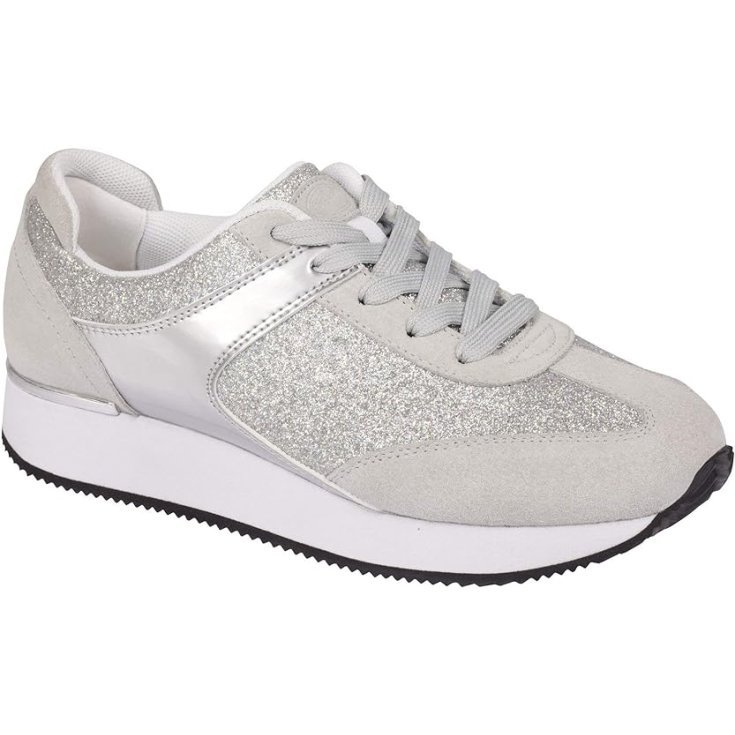 CHARLIZE GLIT TEXT W SILVER 35