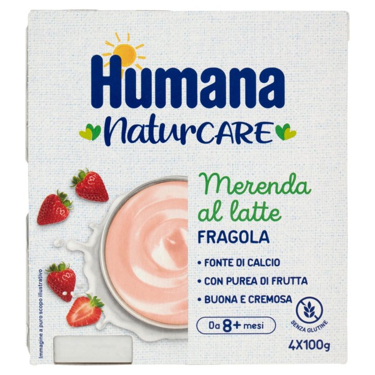 HUMANA STRAWBERRY SNACK 4PCS