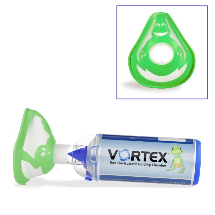 Spacer Chamber with Vortex Pediatric Mask
