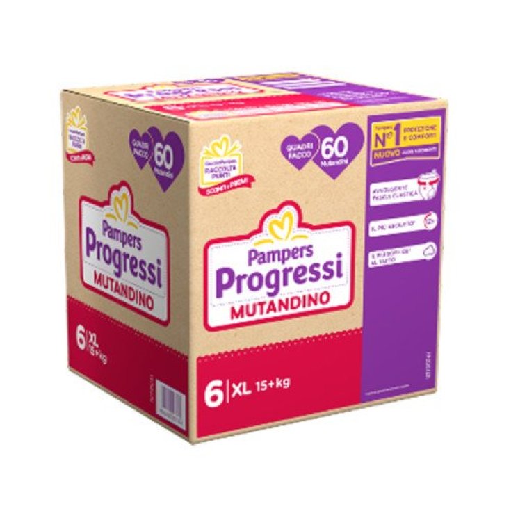 PAMPERS PROG MUT QUADRI XL 60P