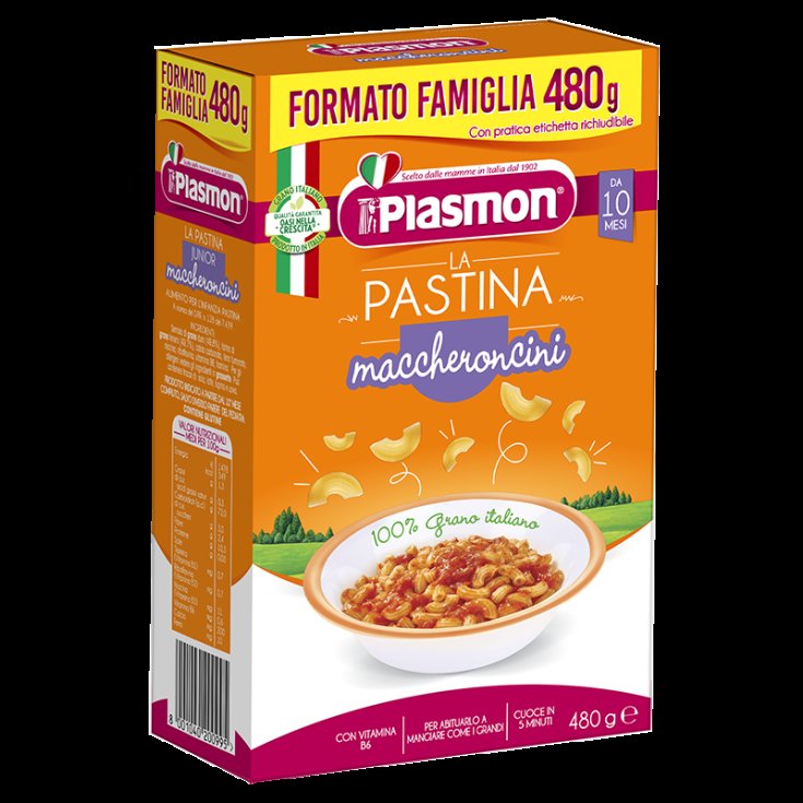 PLASMON PASTINA MACCHERONC480G