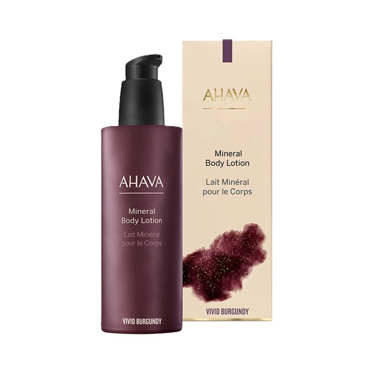 Mineral Body Lotion Vivid Burgundy AHAVA 250ml