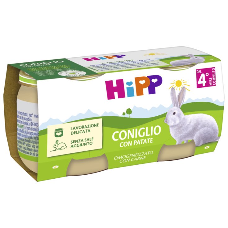 HIPP OMOG CONIGLIO VERD 2X80G HIPP OMOG CONIGLIO VERD 2X80G