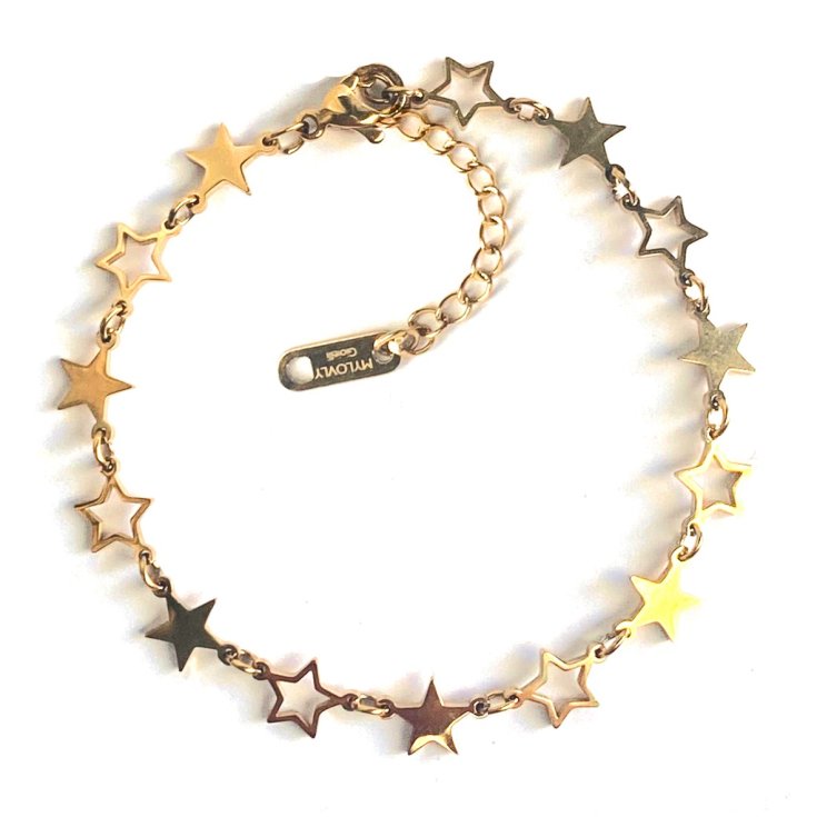 BRACCIALE STELLE ORO