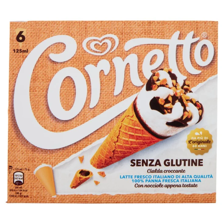 ALGIDA CORNETTO SG 6X75G