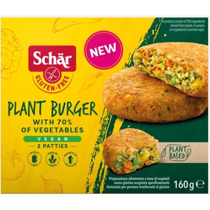 SCHAR SURG PLANT BURGER 160G