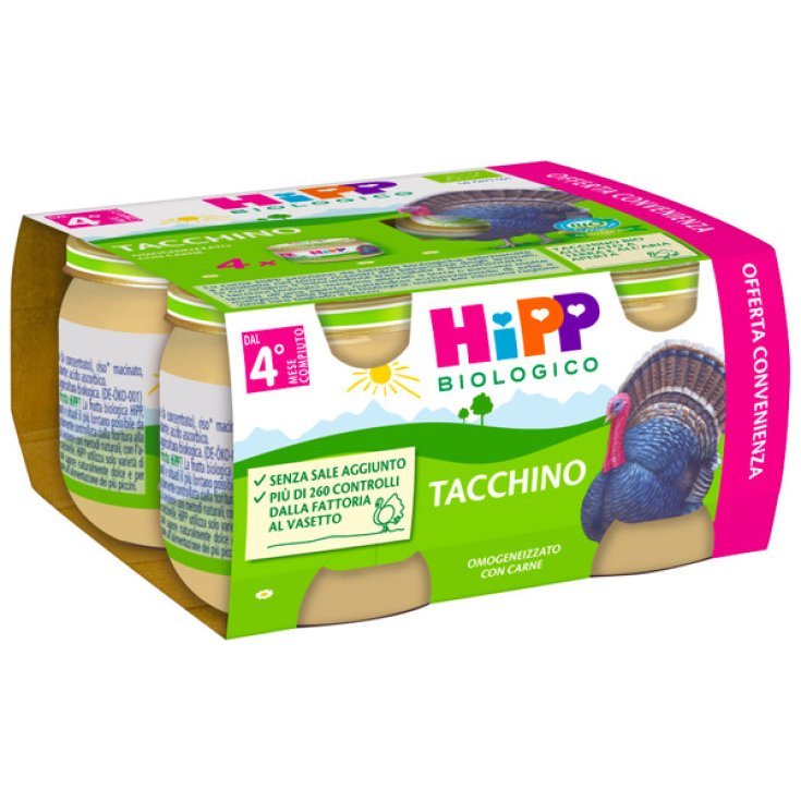 HIPP BIO OMOG TACCHINO 4X80G