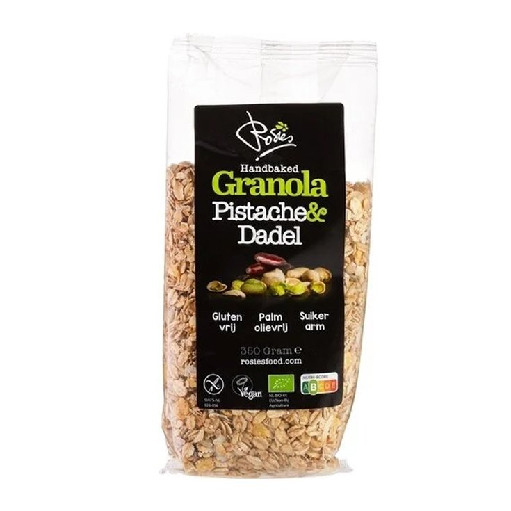 ROSIES GRANOLA PISTACCHIO/DATT