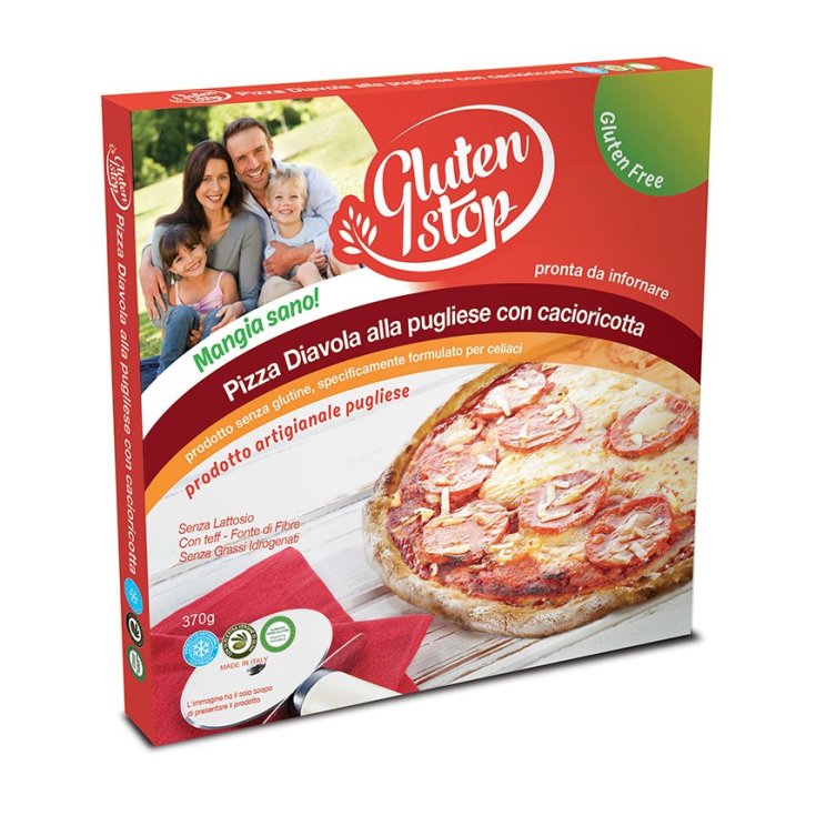 GLUTEN STOP PIZZA DIAVOLA 370G