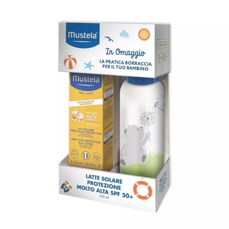 MUSTELA SOLARE 100ML+BORRACCIA