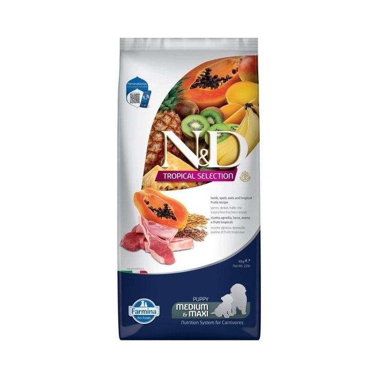 N&D DOG TROP S LAMB AD M/MX10K