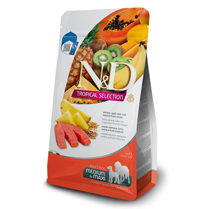 N&D DOG TROP S SALM AD M/MX10K