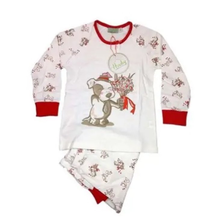 Pigiama maglia maglietta pantalone coton