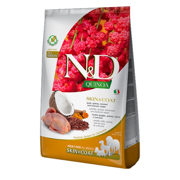 N&D QUINOA DOG MED/MAX QUAGLIA 7 KG