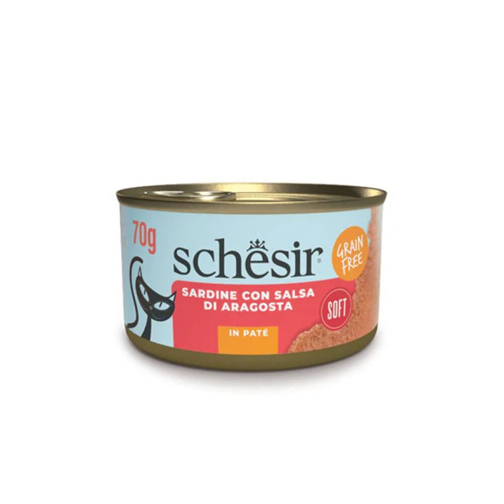 SCHESIR CAT SARDINE ARAGOSTA PATE  70 GR