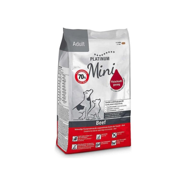 PLATINUM ADULT MINI BEEF 900 GR