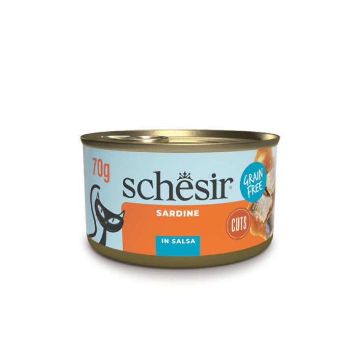 SCHESIR CAT SARDINE IN SALSA 70 GR