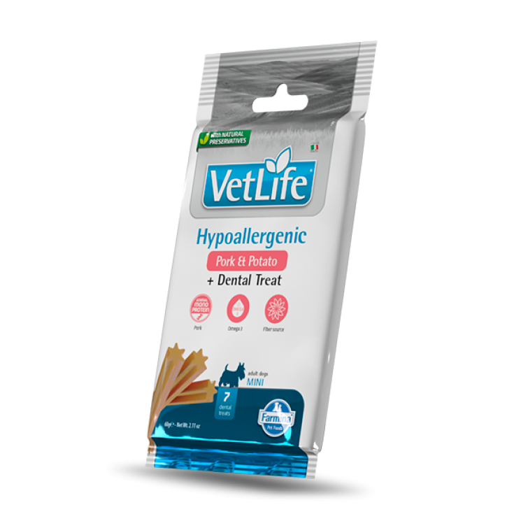 SNACK DOG VET LIFE HYPO PORK MINI 60 GR