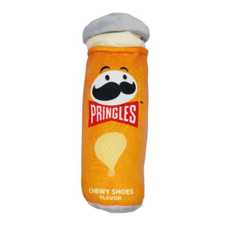 RECORD PRINGLES TUBO PELUCHES ARANCIONE