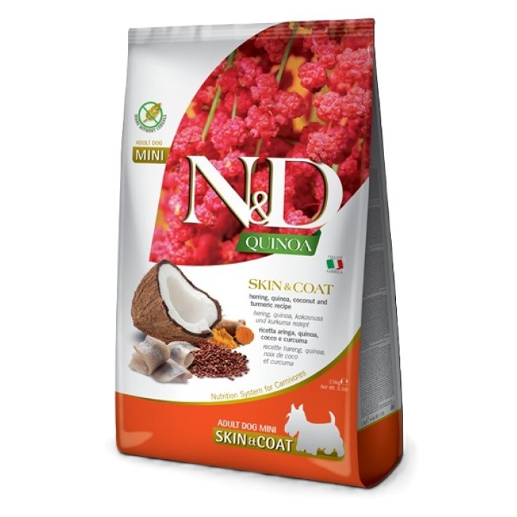 N&D QUINOA DOG AD. MINI ARINGA 7 KG