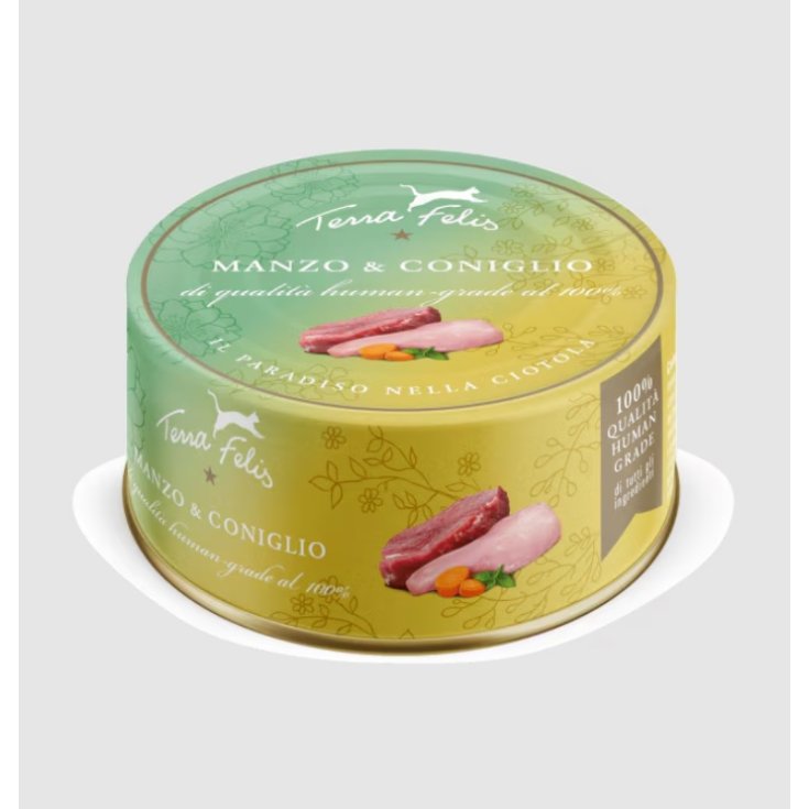 TERRA FELIS KITTEN MANZO CONIGLIO 70G