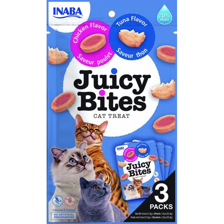 INABA CAT JUICY BITES POLLO TONNO 55 G