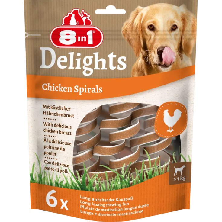 8in1 DELIGHTS CHECKEN SPIRALS