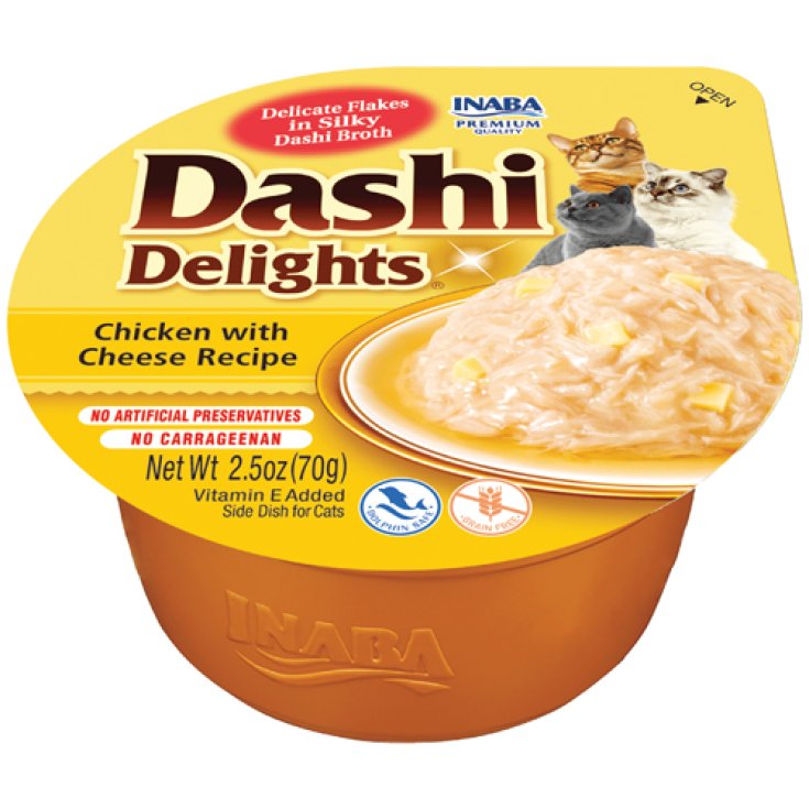 INABA CAT DASHI DELIGHTS POLLO FORMAGGI