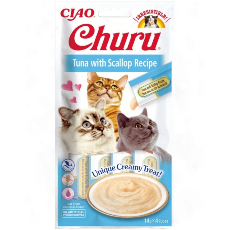INABA CAT CHURU  TONNO CAPASANTA 70 G
