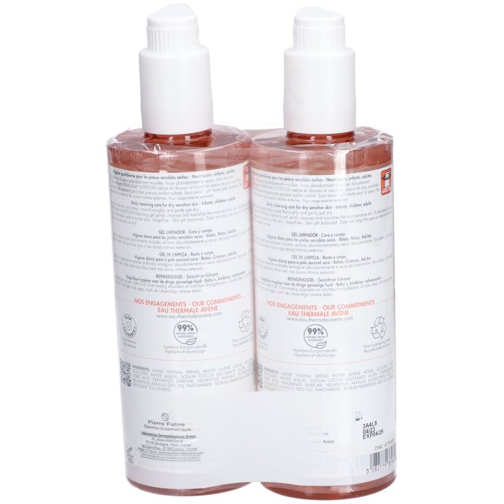 XeraCalm Nutrition Duo Gel Detergente Av&egrave;ne 2x500ml