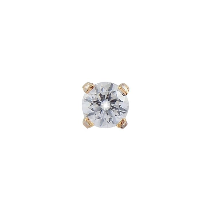 Tiffany Oro Cubico 2mm Cristal 27 34-204 Medical Jewels 1 Paio Tiffany Oro Cubico 2mm Cristal 27 34-204 Medical Jewels 1 Paio