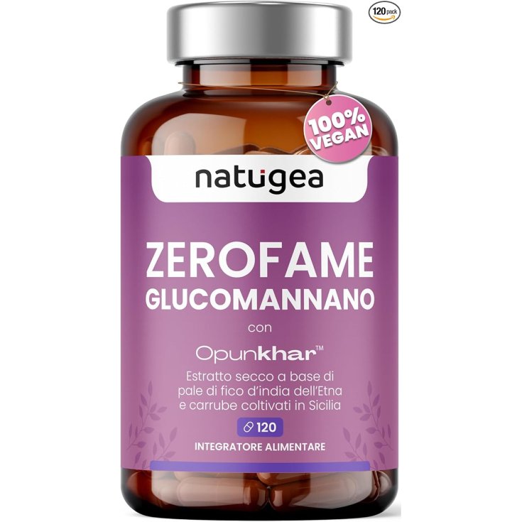 Zerofame Glucomannano Natugea 120 Compresse
