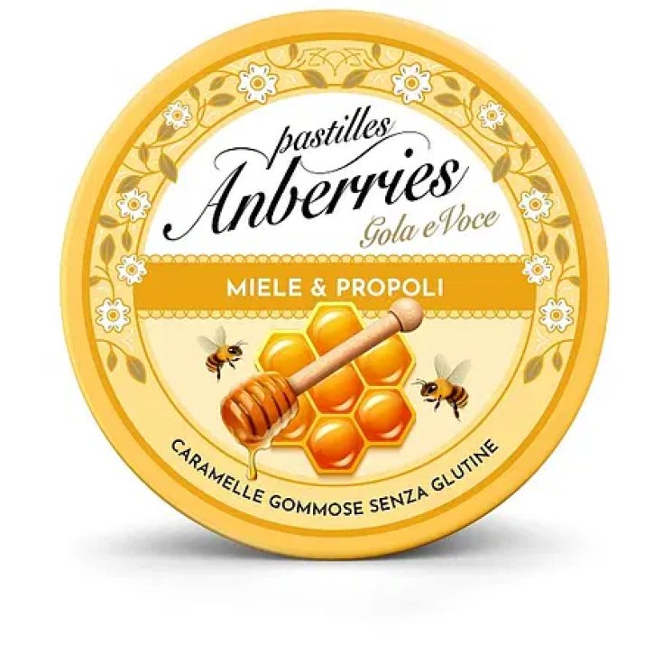 Pastilles Anberries Miele & Propoli 50g
