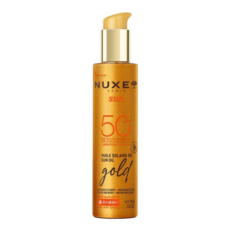 Nuxe Sun olio solare dorato SPF 50 protezione UVA/UVB idratante 150 ml