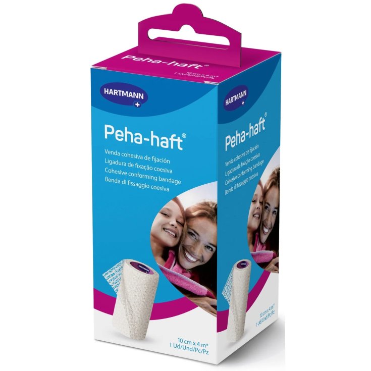 Benda Coesiva di Fissaggio 10cm x 4m Peha-haft HARTMANN+